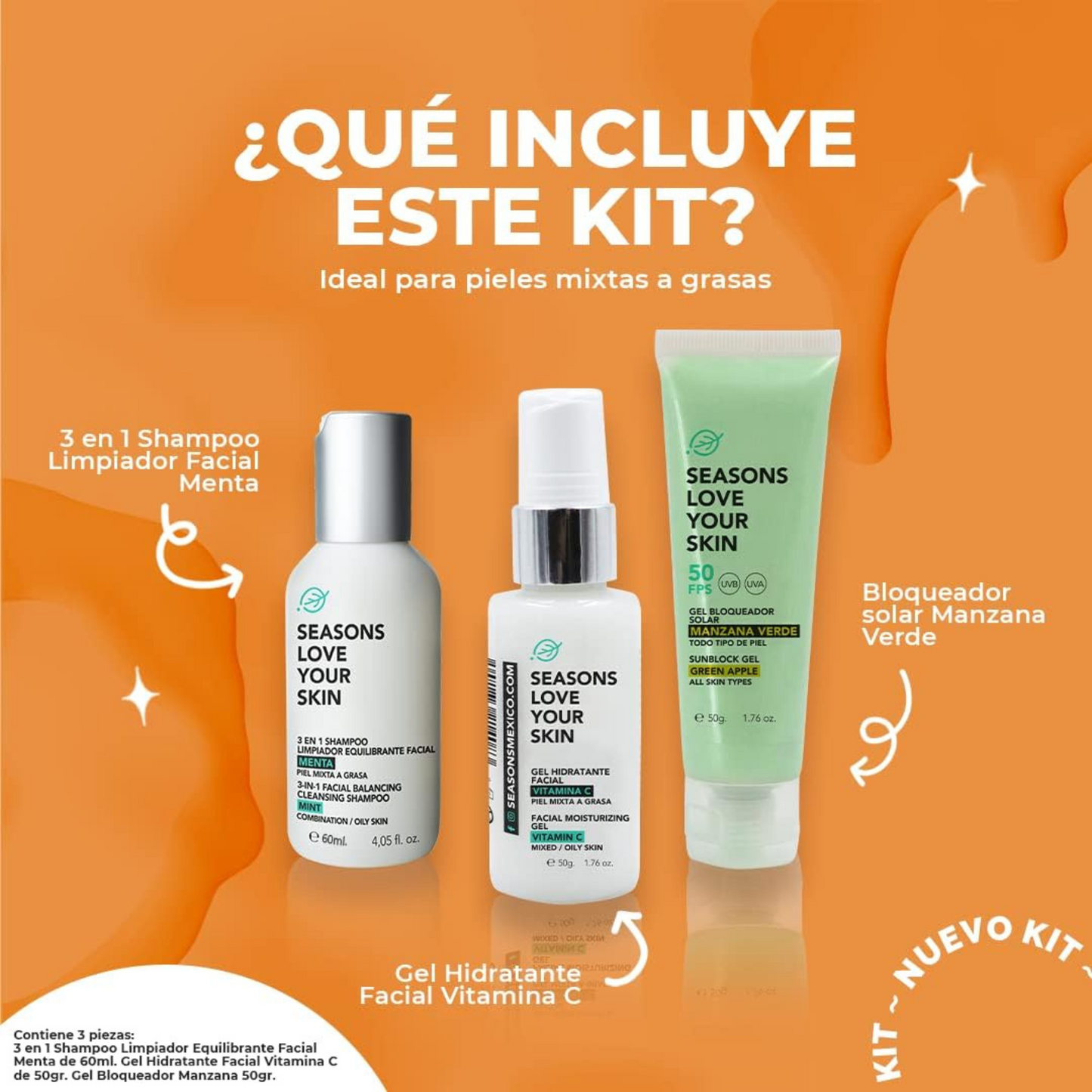 Kit Rutina Facial Básica 3 Pasos
