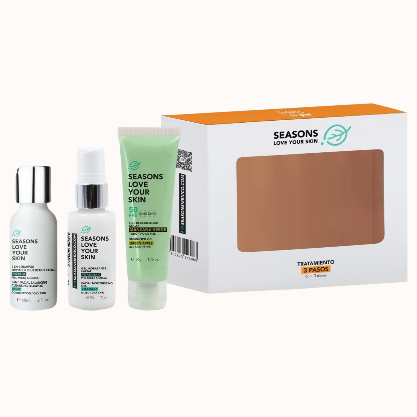 Kit Rutina Facial Básica 3 Pasos